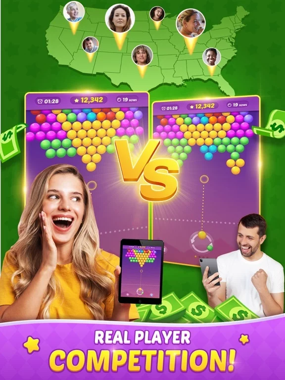 Изображение игры: Bubble Buzz: Win Real Cash