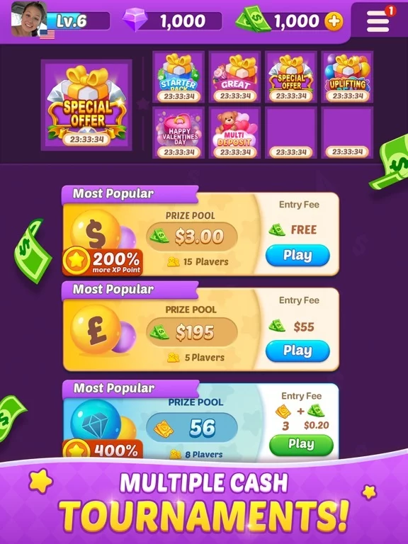 Изображение игры: Bubble Buzz: Win Real Cash