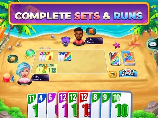 Изображение игры: Rummy Rush - Classic Card Game