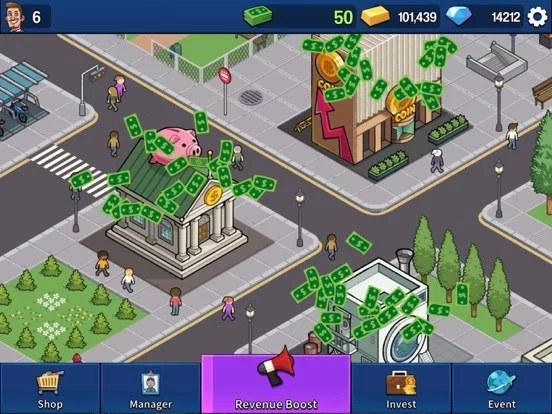 Изображение игры: Idle Billionaire Tycoon