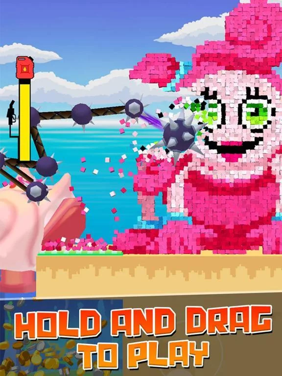 Изображение игры: Monster Crusher: ASMR Bucket