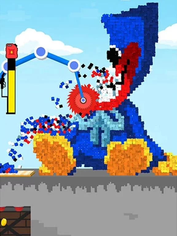 Изображение игры: Monster Crusher: ASMR Bucket