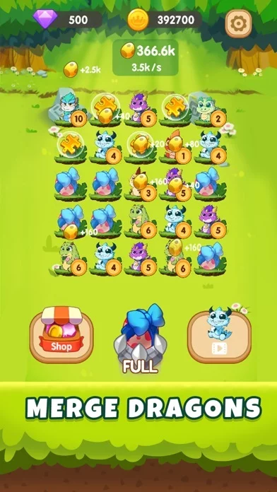 Изображение игры: Dragon Paradise - Merge Puzzle