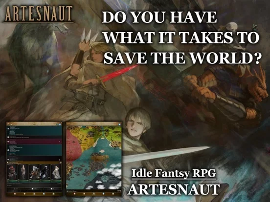 Изображение игры: Artesnaut: Fantasy Idle game