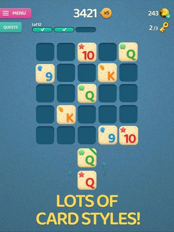 Изображение игры: Cards Up! Merge Puzzle