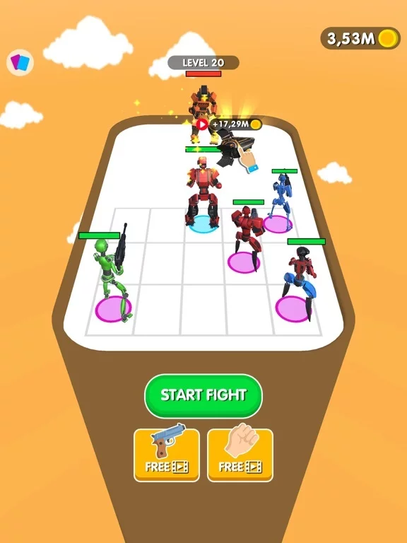 Изображение игры: Merge Robots Army