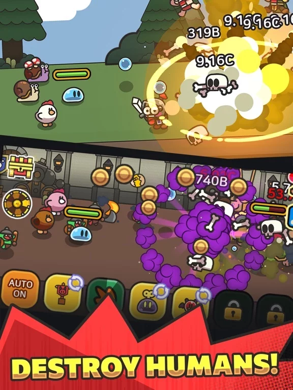 Изображение игры: Legend of Slime: Idle RPG