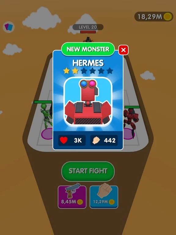Изображение игры: Merge Robots Army
