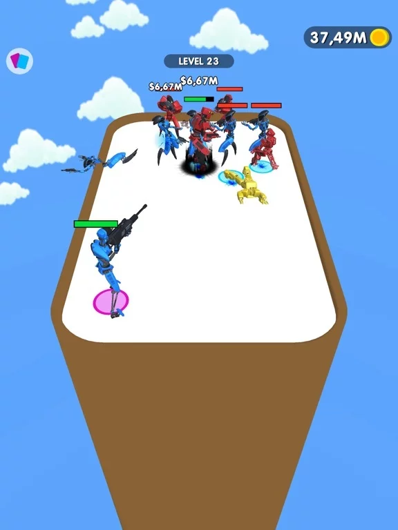 Изображение игры: Merge Robots Army