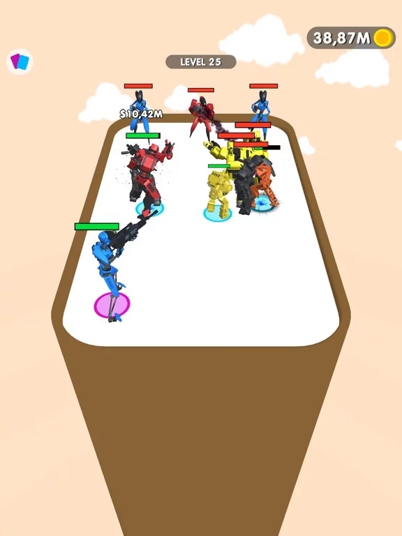 Изображение игры: Merge Robots Army