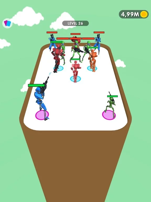 Изображение игры: Merge Robots Army