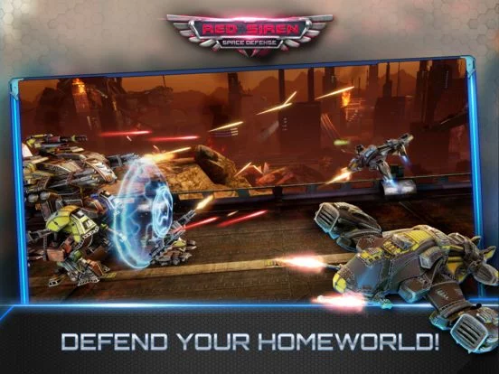 Изображение игры: Red Siren: Space Defense