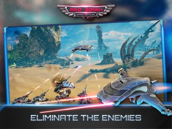 Изображение игры: Red Siren: Space Defense