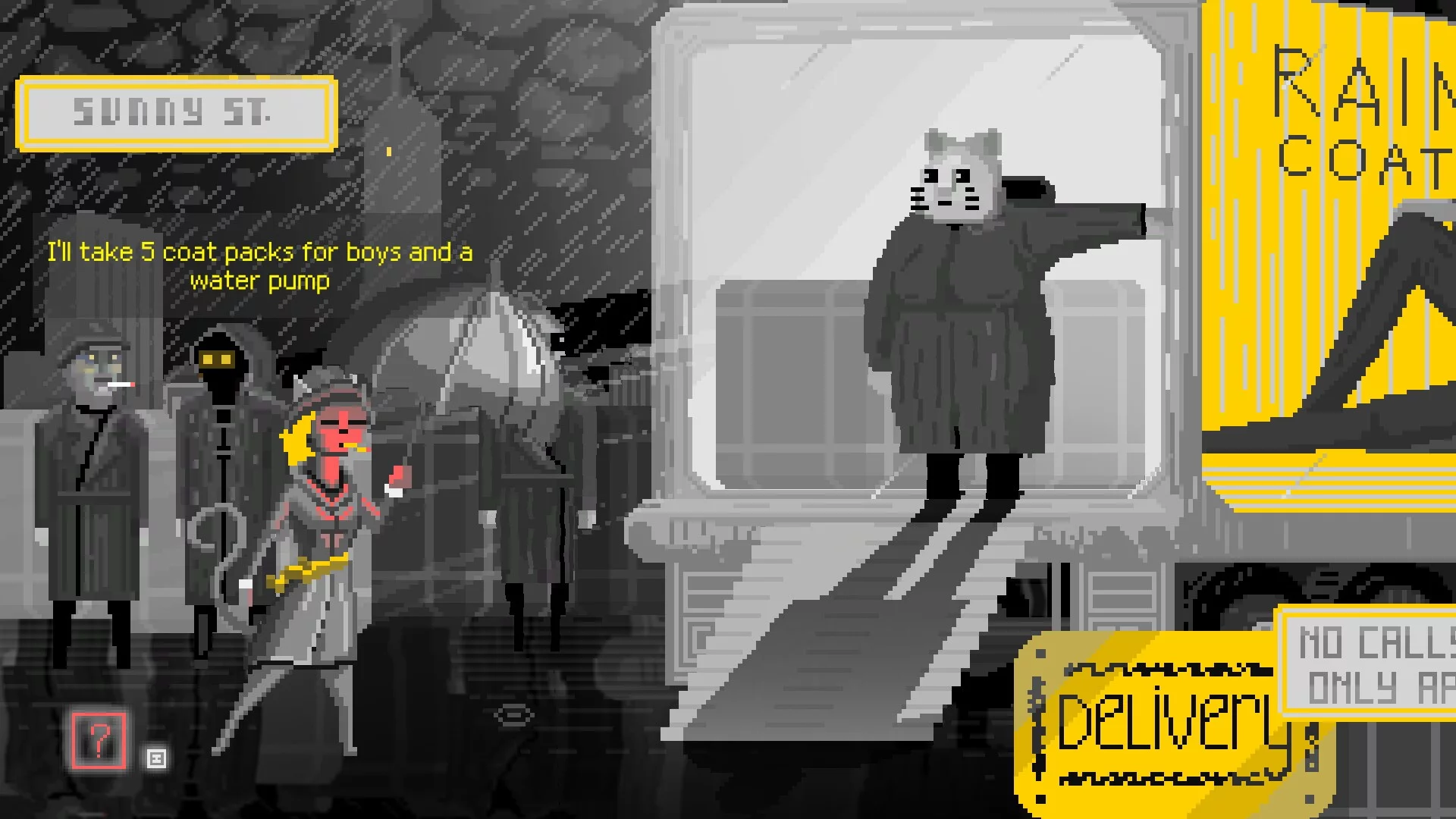 Изображение игры: This rain will never end - noir adventure detective
