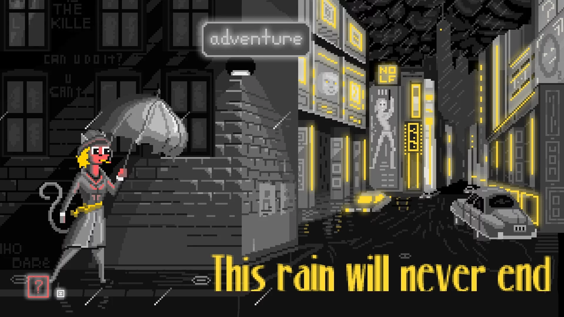 Изображение игры: This rain will never end - noir adventure detective