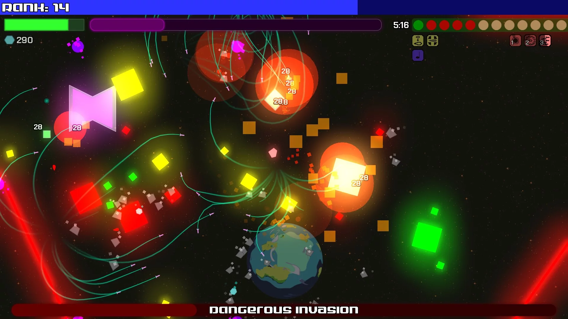Изображение игры: Galaxy Survivors