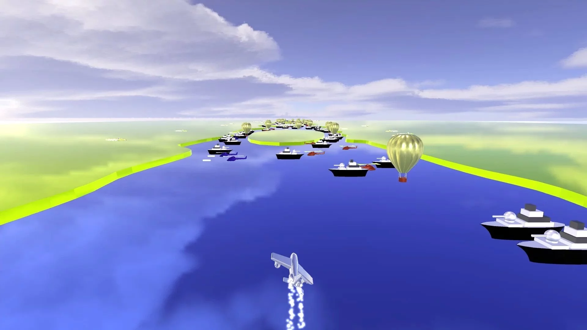 Изображение игры: River Raid 3D