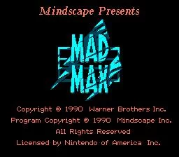 Изображение игры: Mad Max (1990)