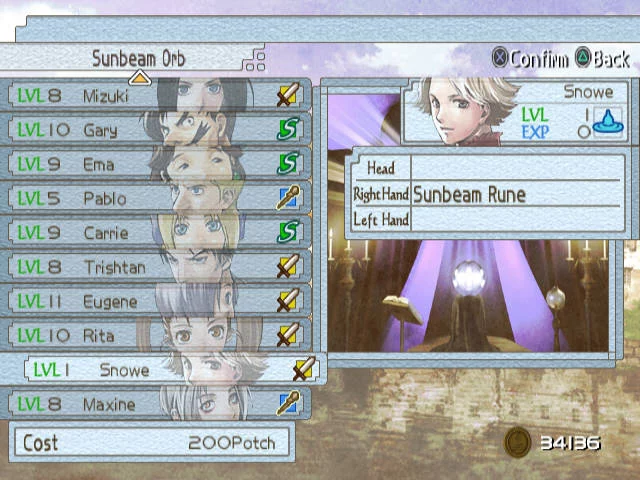 Изображение игры: Suikoden Tactics