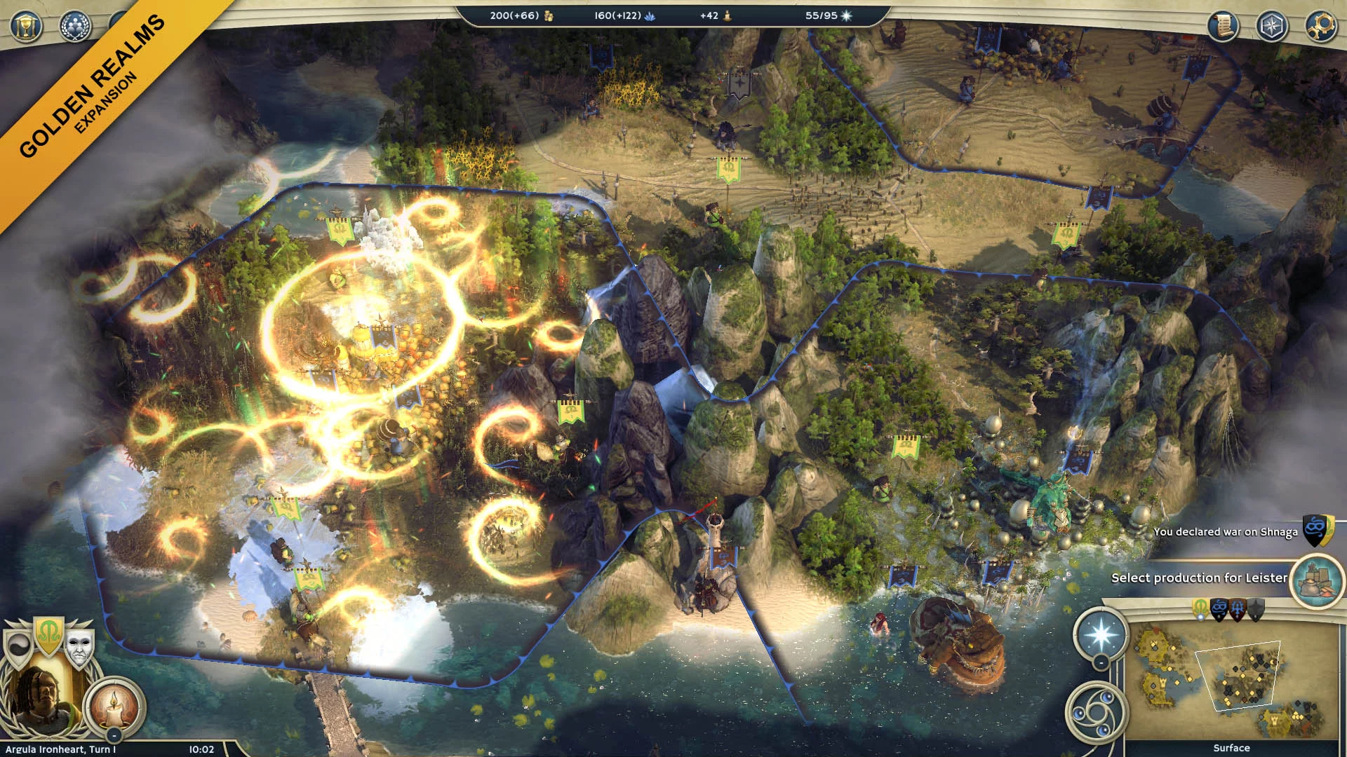 Изображение игры: Age of Wonders III: Golden Realms