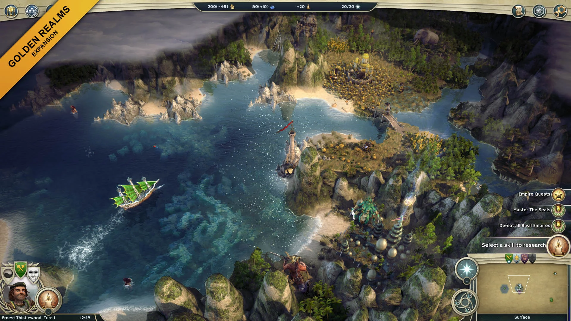 Изображение игры: Age of Wonders III: Golden Realms
