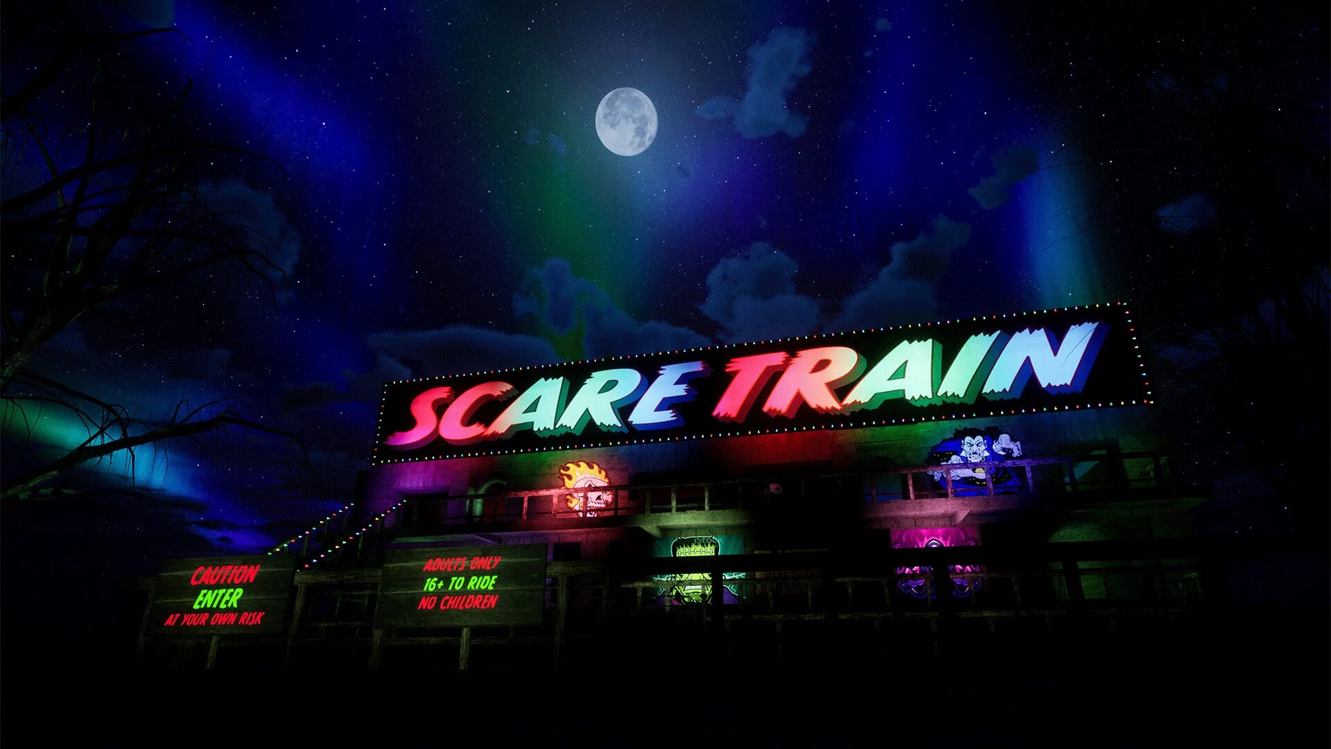 Изображение игры: Scare Train VR