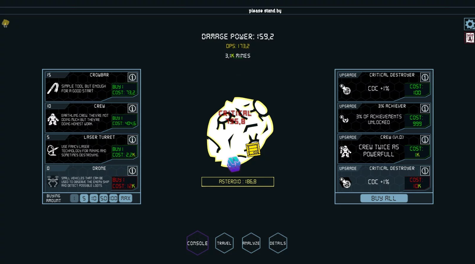 Изображение игры: AsteroIdle