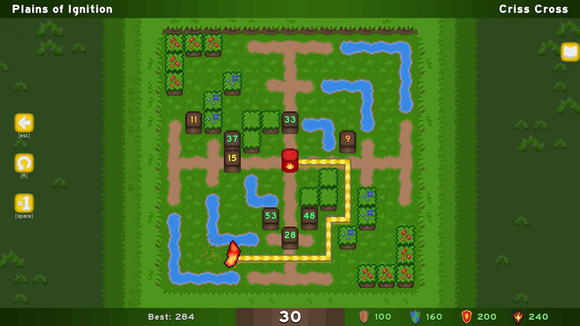 Изображение игры: Maze Ablaze