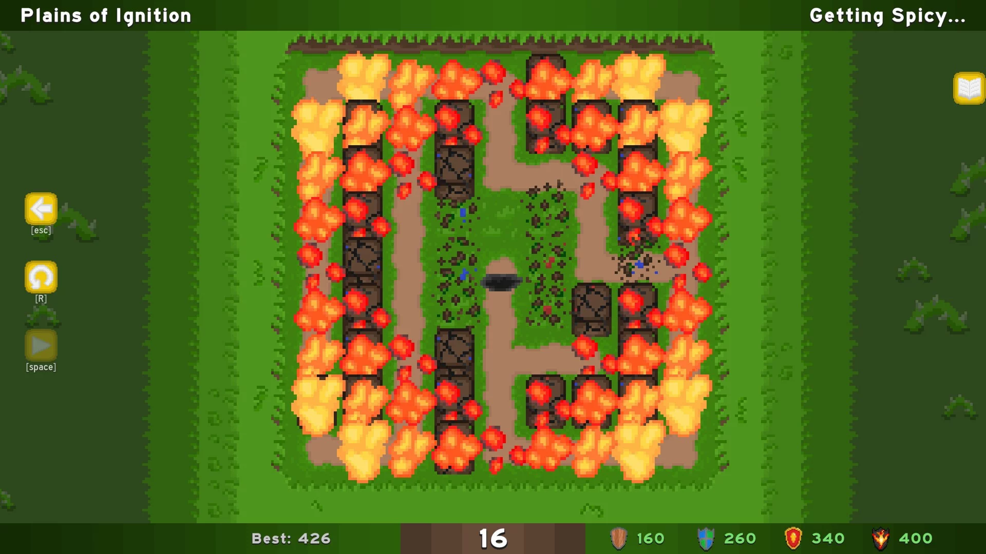 Изображение игры: Maze Ablaze