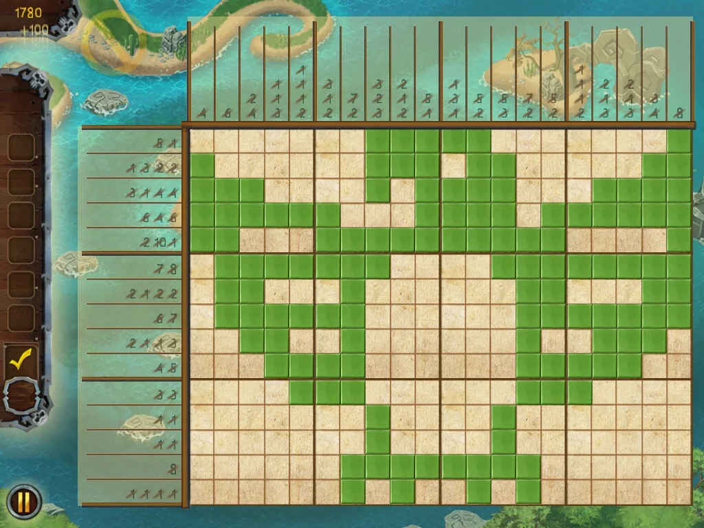 Изображение игры: Fill and Cross Pirate Riddles 3