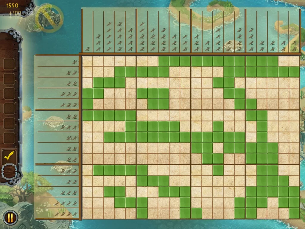 Изображение игры: Fill and Cross Pirate Riddles 3
