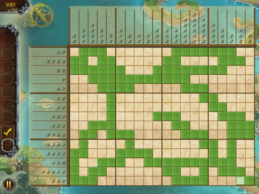Изображение игры: Fill and Cross Pirate Riddles 3
