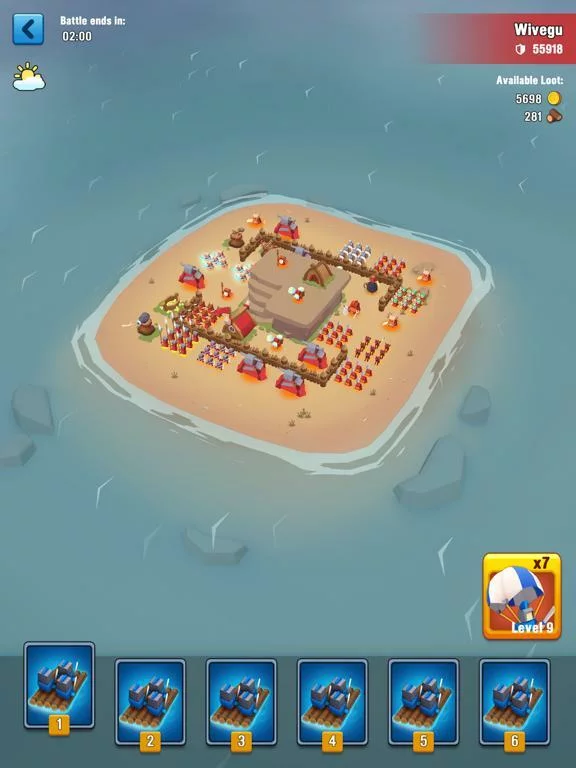Изображение игры: Island War: Raid