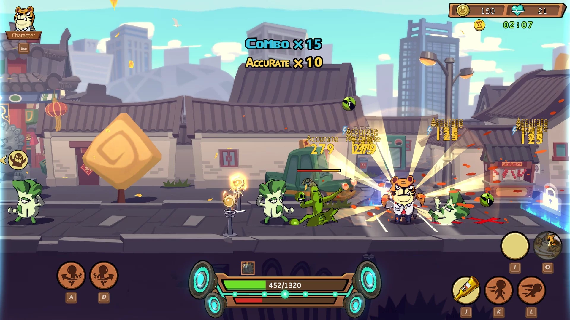 Изображение игры: 节奏快打/Rhythm Fighter