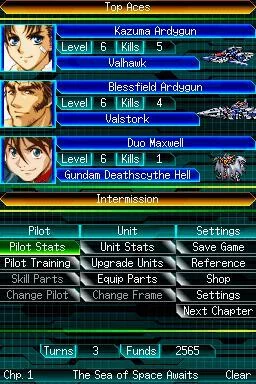 Изображение игры: Super Robot Taisen W