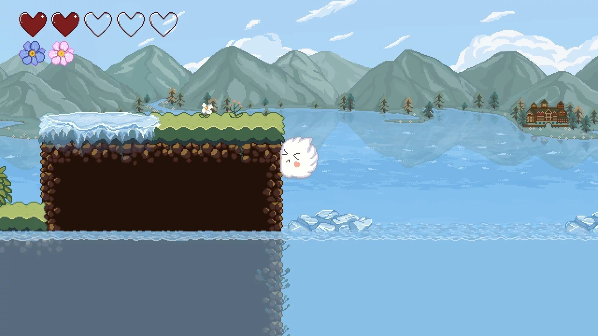 Изображение игры: 毛玉大冒险 ~ Kedama's Adventure