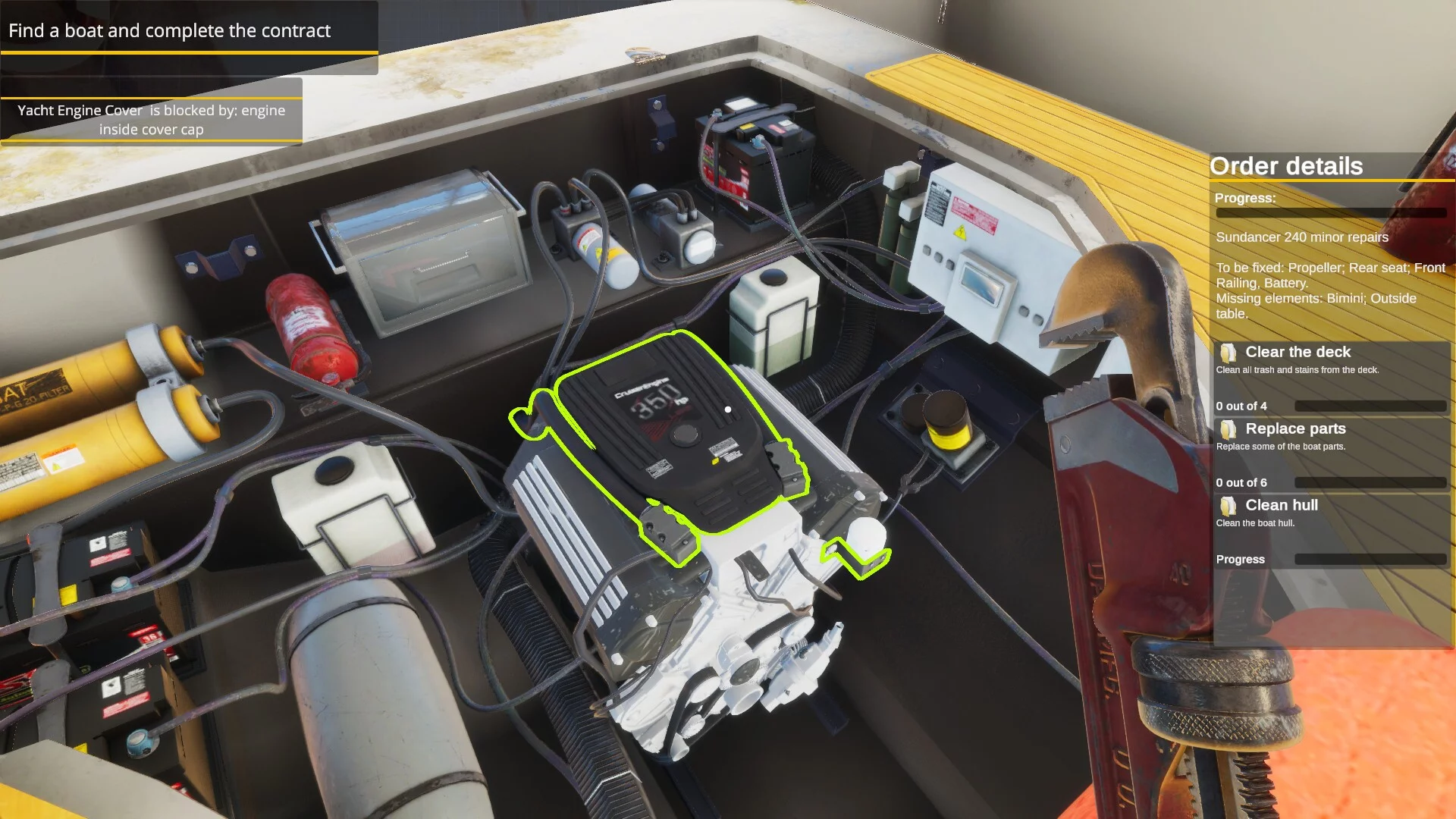 Изображение игры: Yacht Mechanic Simulator