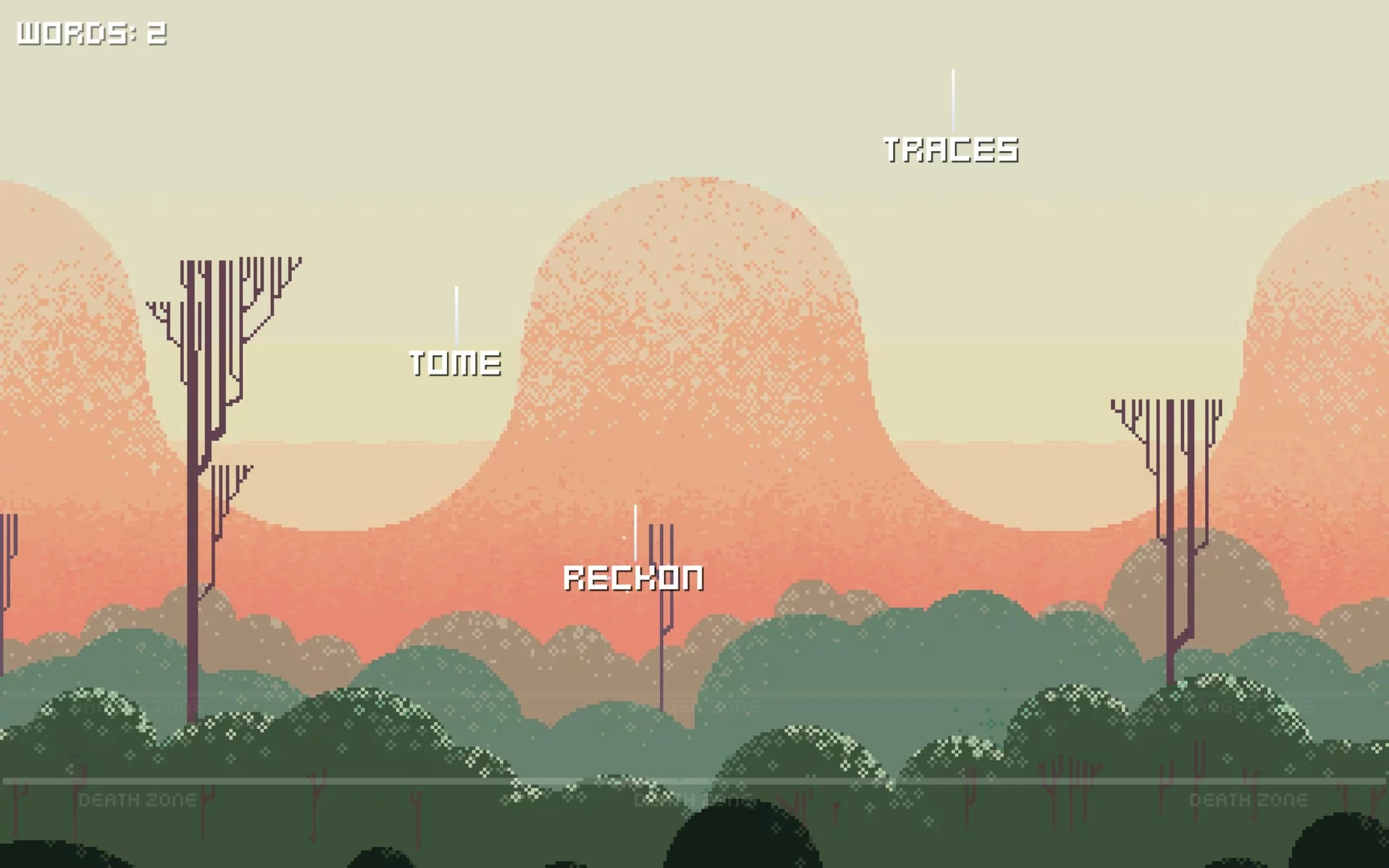Изображение игры: Falling words