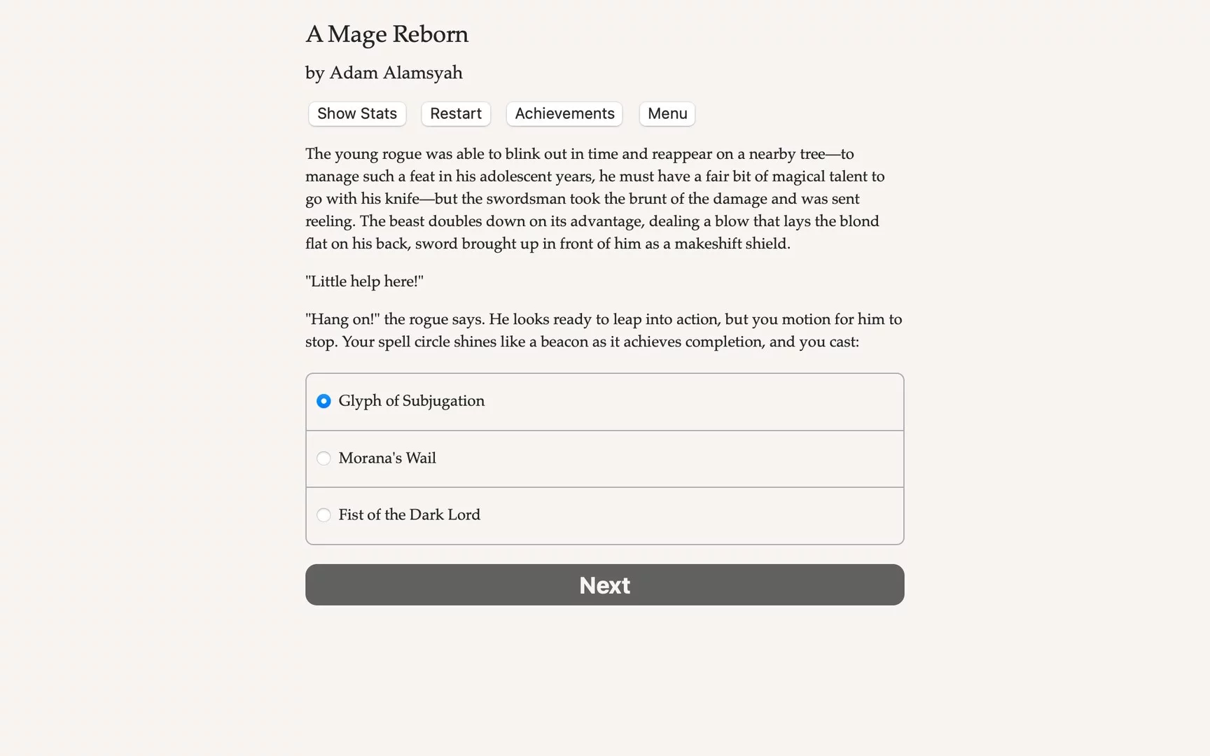 Изображение игры: A Mage Reborn