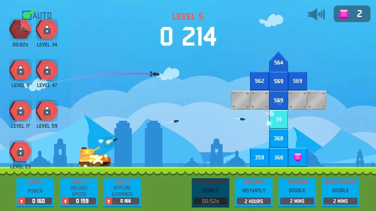Изображение игры: Tanks Boom Boom