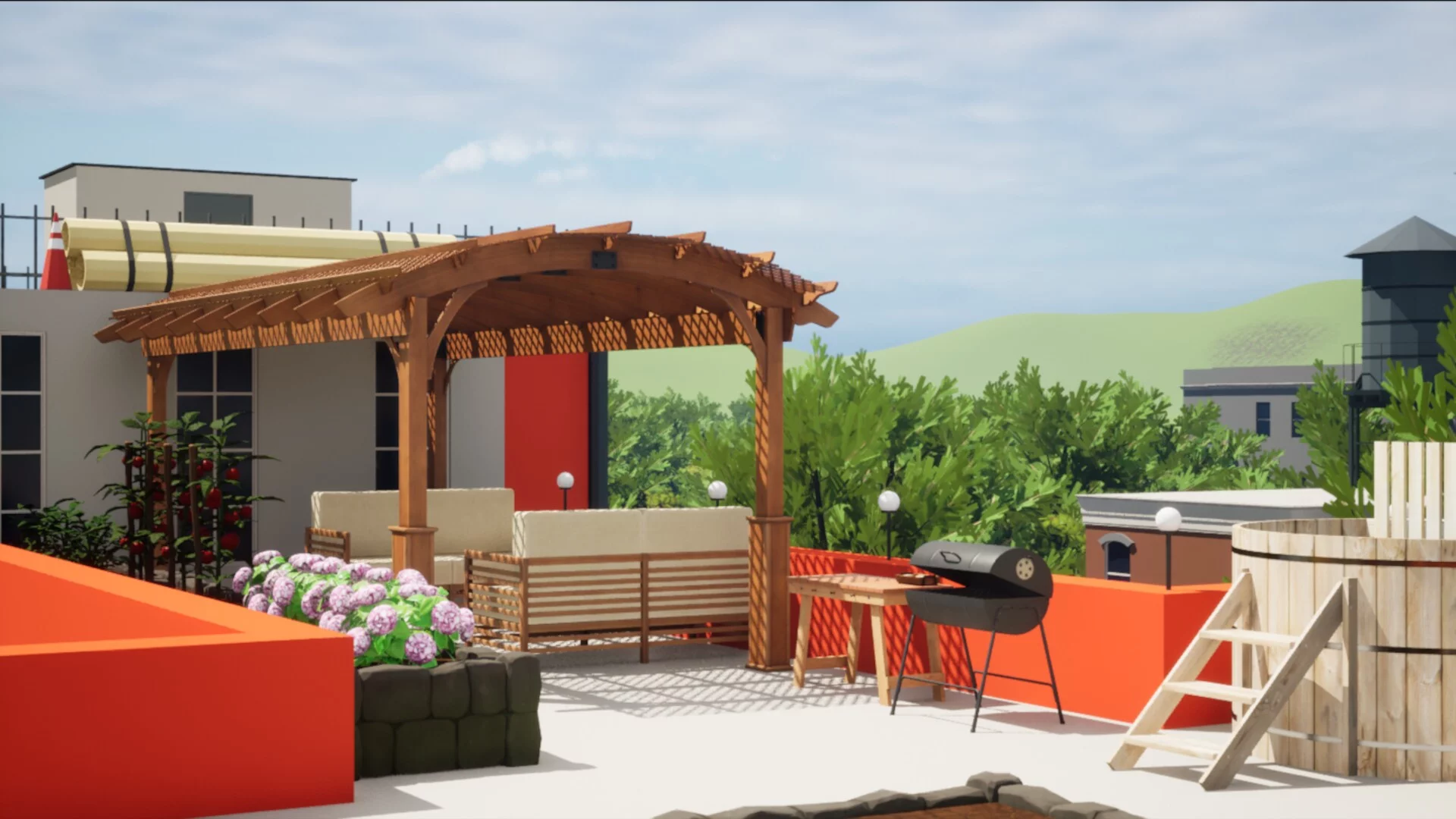 Изображение игры: Rooftop Garden Simulator