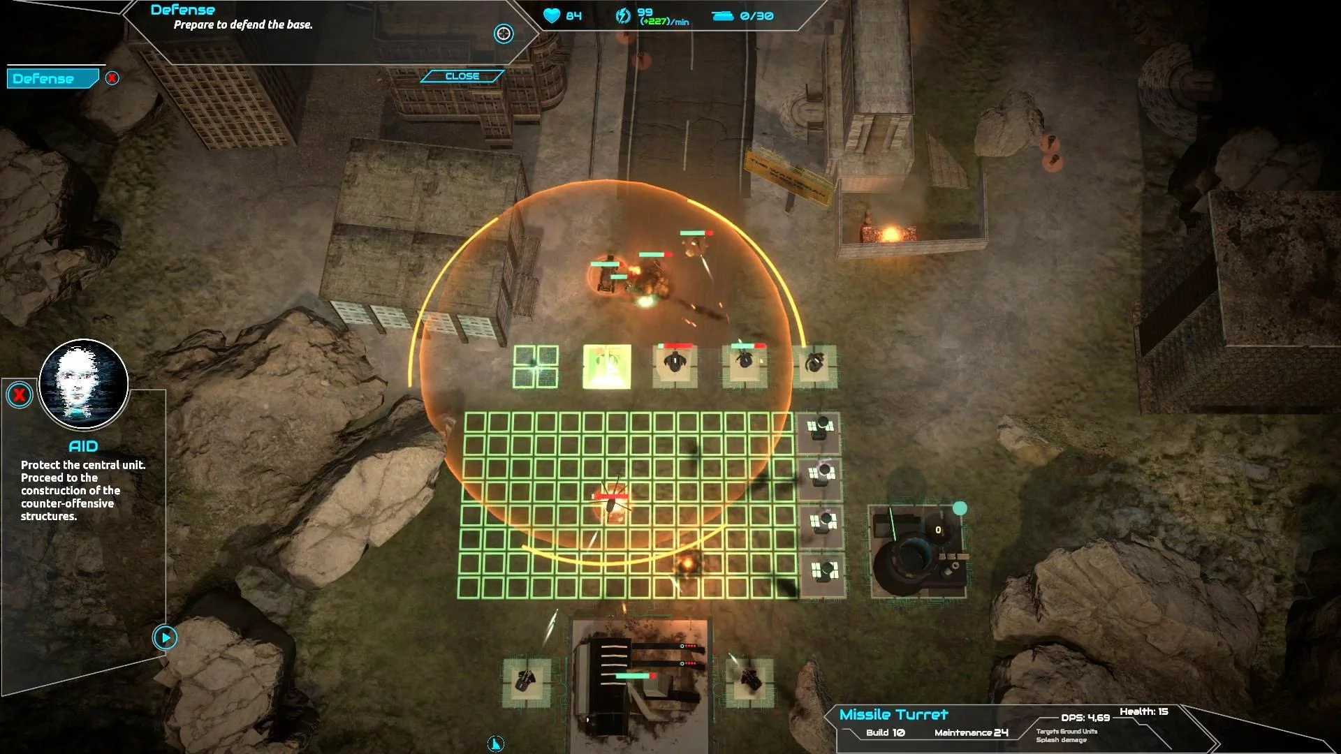 Изображение игры: A.I.D. - Artificial Intelligence Defence