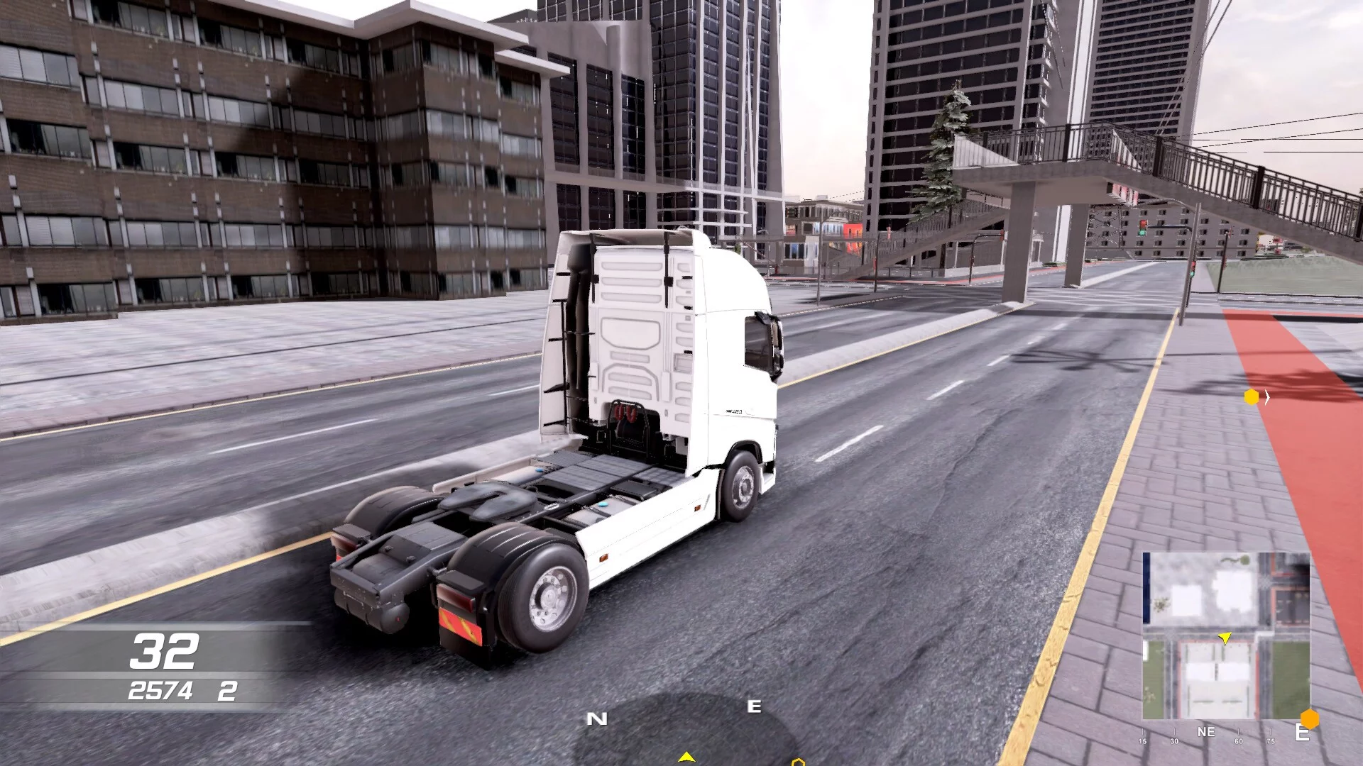 Изображение игры: Truck Simulator in City