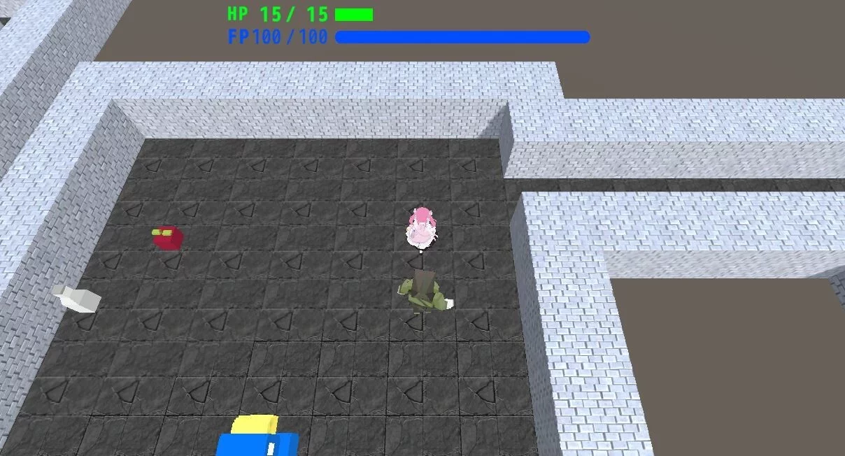Изображение игры: Reconcile with cats [Cat + Tank + Ningen = RogueLike]