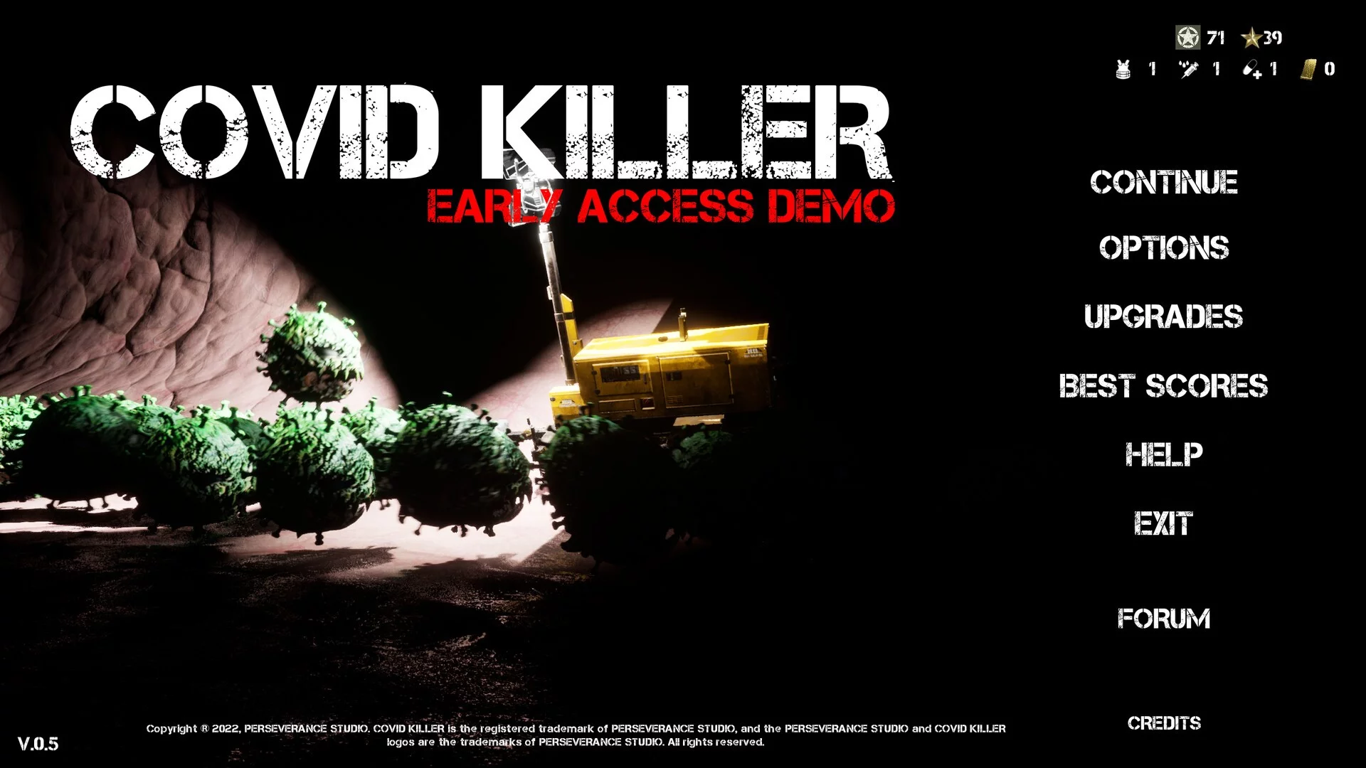 Изображение игры: COVID KILLER
