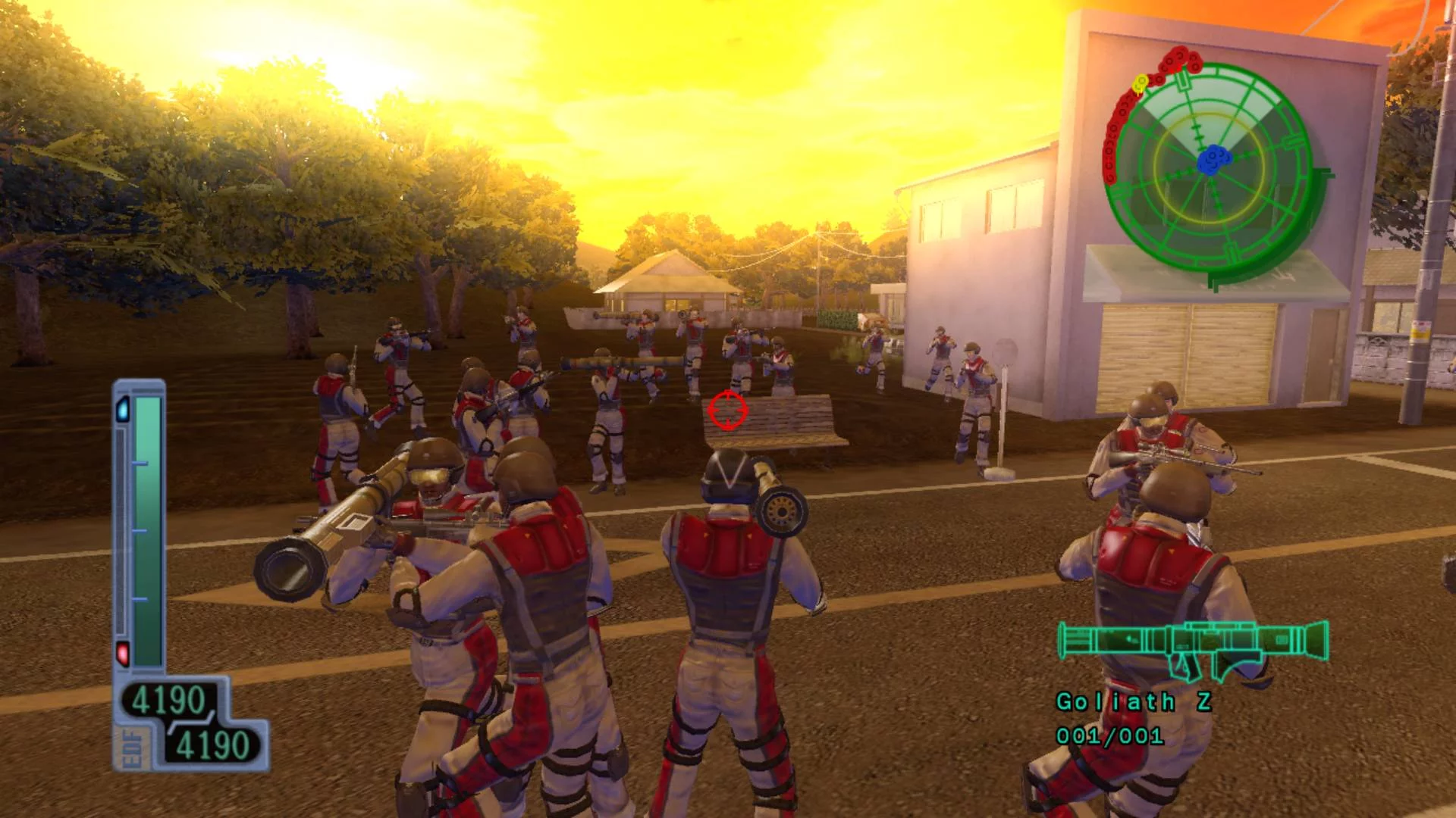 Изображение игры: Earth Defense Force 2017