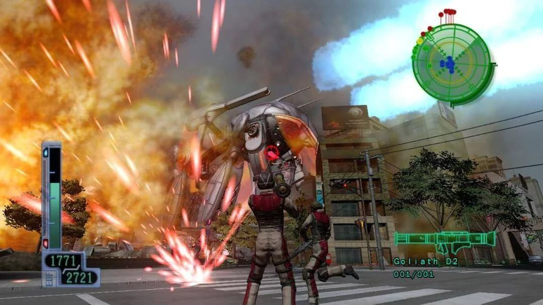 Изображение игры: Earth Defense Force 2017