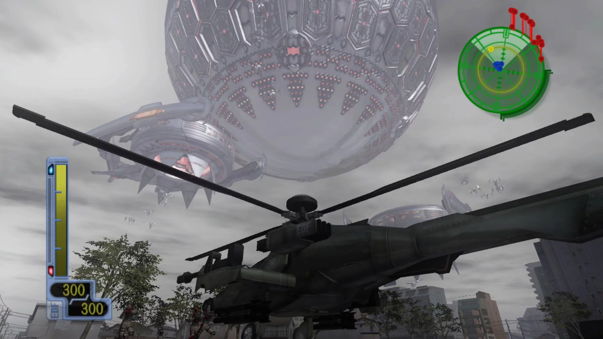 Изображение игры: Earth Defense Force 2017