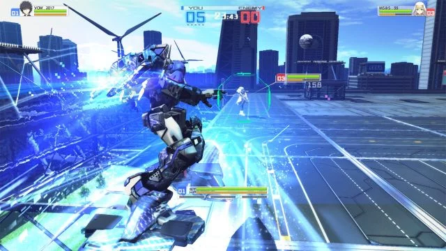 Изображение игры: Toaru Majutsu no Virtual-On