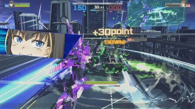 Изображение игры: Toaru Majutsu no Virtual-On